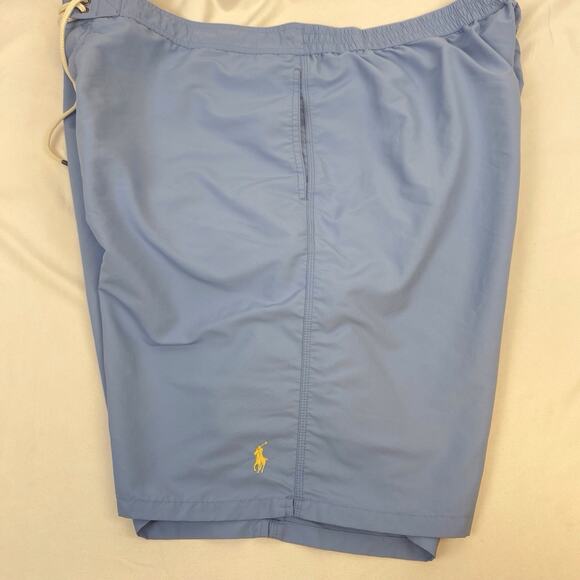 Polo Ralph Lauren Swim Trunks Light Blue Shorts Netted Size 4XB Big & Tall - Picture 9 of 14